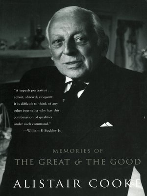 cover image of Memories of The Great and The Good